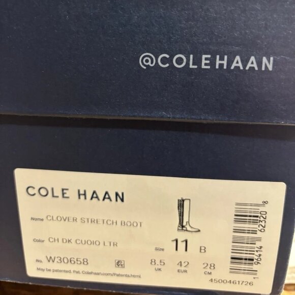 Cole Haan Women’s Clover Stretch Tall Boots Brown, Size 11 M - Picture 7 of 7